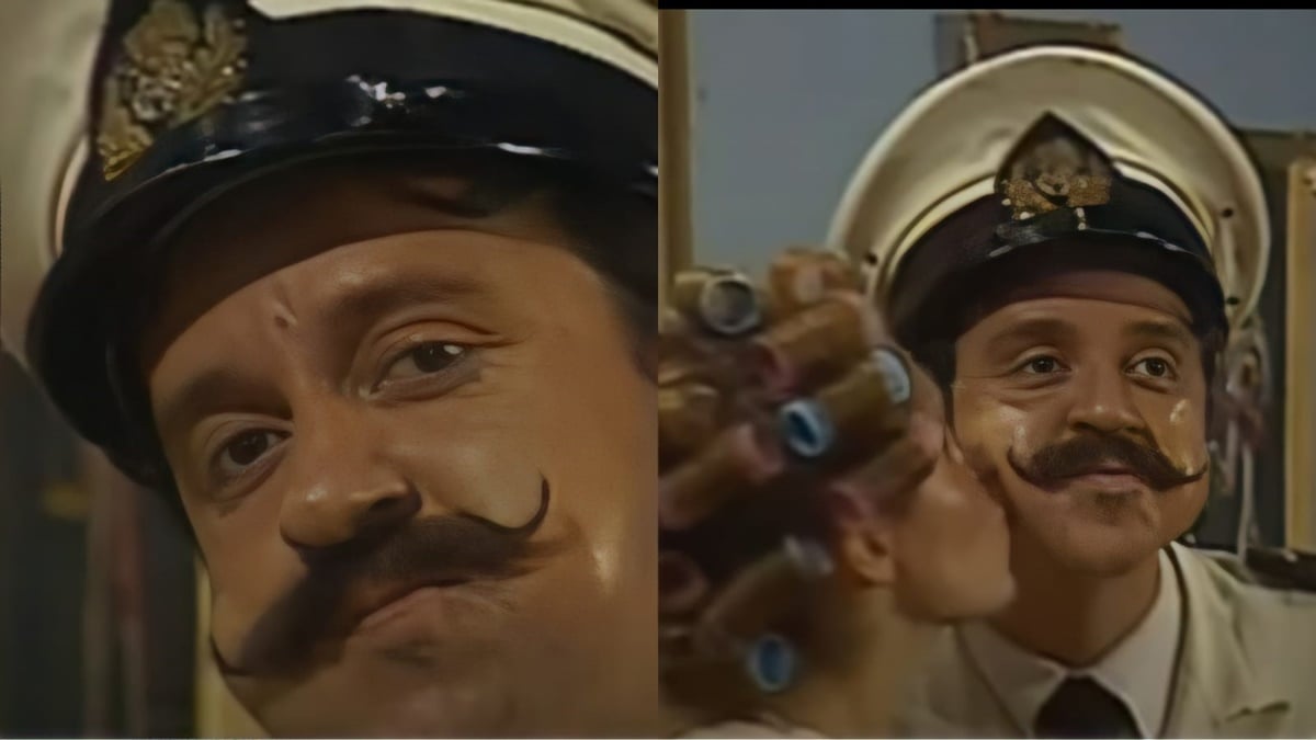 Capitão Frederico, pai de Kiko e marido de dona Florinda