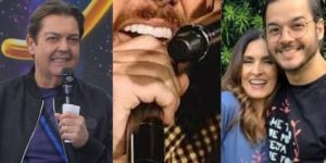 Faustão, dupla sertaneja, Fátima Bernardes e Túlio Gadêlha (Reprodução)