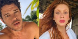 José Loreto e Marina Ruy Barbosa tiveram nomes envolvidos em polêmica (Imagem: Montagem)