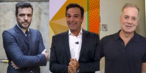 Rodrigo Lombardi, Tadeu Schmidt e Luiz Fernando (Foto: Montagem)