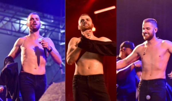 Zé Neto apareceu bem mais magro em show após problema no pulmão (Imagem: Montagem)