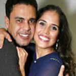 Zezé Di Camargo ao lado da filha Camila Camargo (Foto: Divulgação)