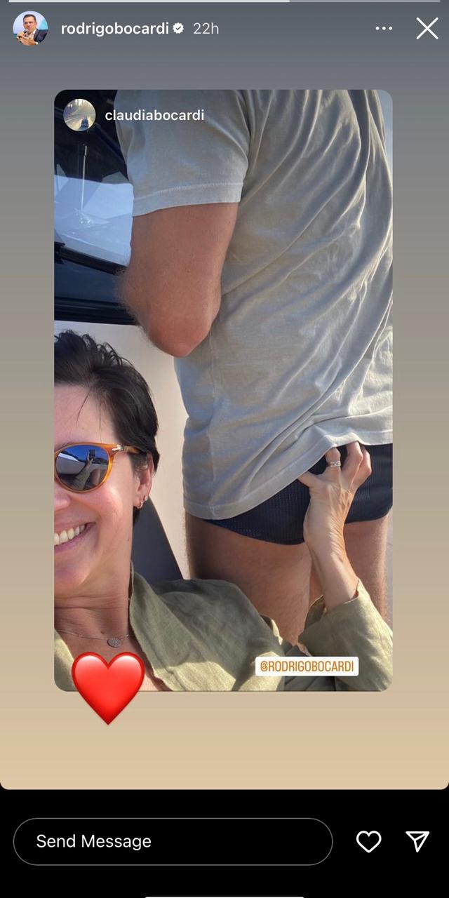 Rodrigo Bocardi escandaliza ao vazar foto íntima de cueca e entrega pessoa amada apertando parte gigante