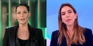 Carolina Ferraz e Patrícia Abravanel (Montagem: TV Foco)