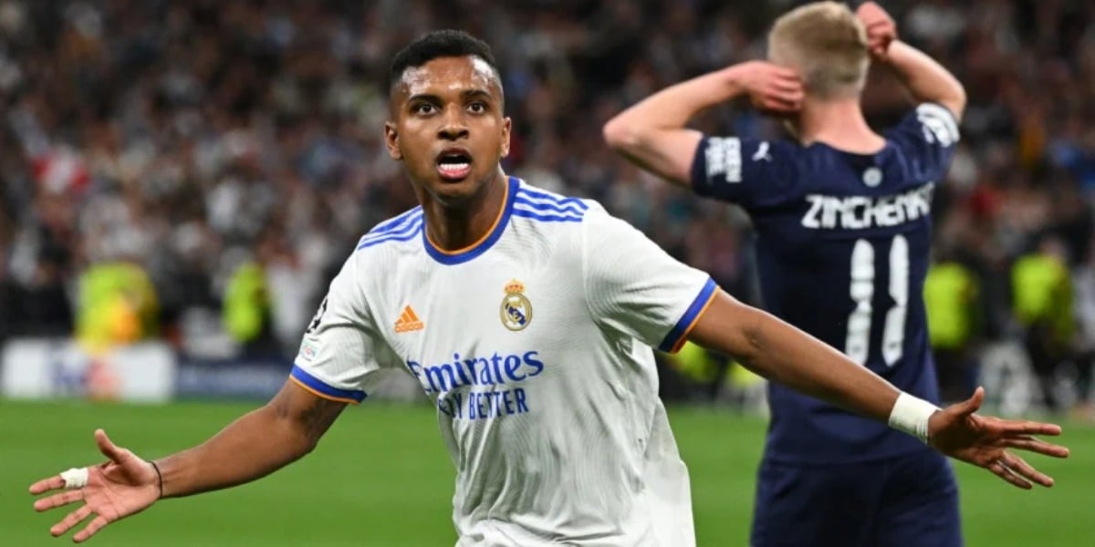 Real Madrid e Manchester City entraram em campo pela Champions League - Foto: Reprodução