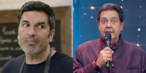 Edu Guedes e Faustão (Montagem: TV Foco)