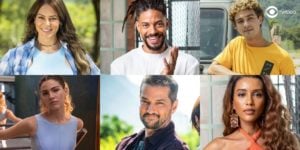 Elenco de Cara e Coragem (Foto: Montagem/Thais Teles/Reprodução/Globo)