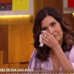 Fátima Bernardes vai aos prantos no Encontro - Foto: Reprodução