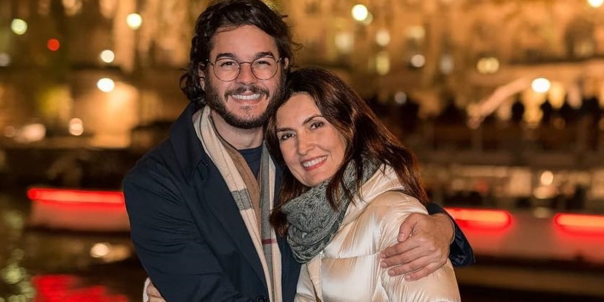 Fátima Bernardes e Túlio Gadêlha (Foto: Reprodução)