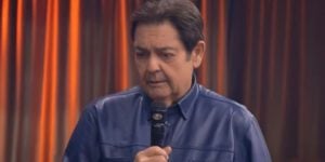 Faustão se emociona na Band (Foto: Reprodução/ YouTube)