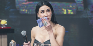 Michelle participou do Faustão na Band (Foto: Reprodução / Band)