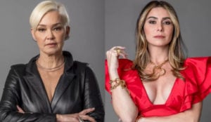 Paula Terrare (Giovanna Antonelli) enrolará Carmem (Julia Lemmertz) com fórmula milagrosa em 'Quanto Mais Vida, Melhor!' (Foto: Reprodução / Globo)