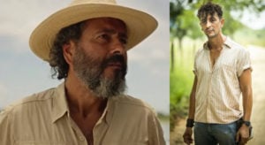 José Leôncio terá encontro emocionante com o filho em Pantanal (Foto: Reprodução / Globo)