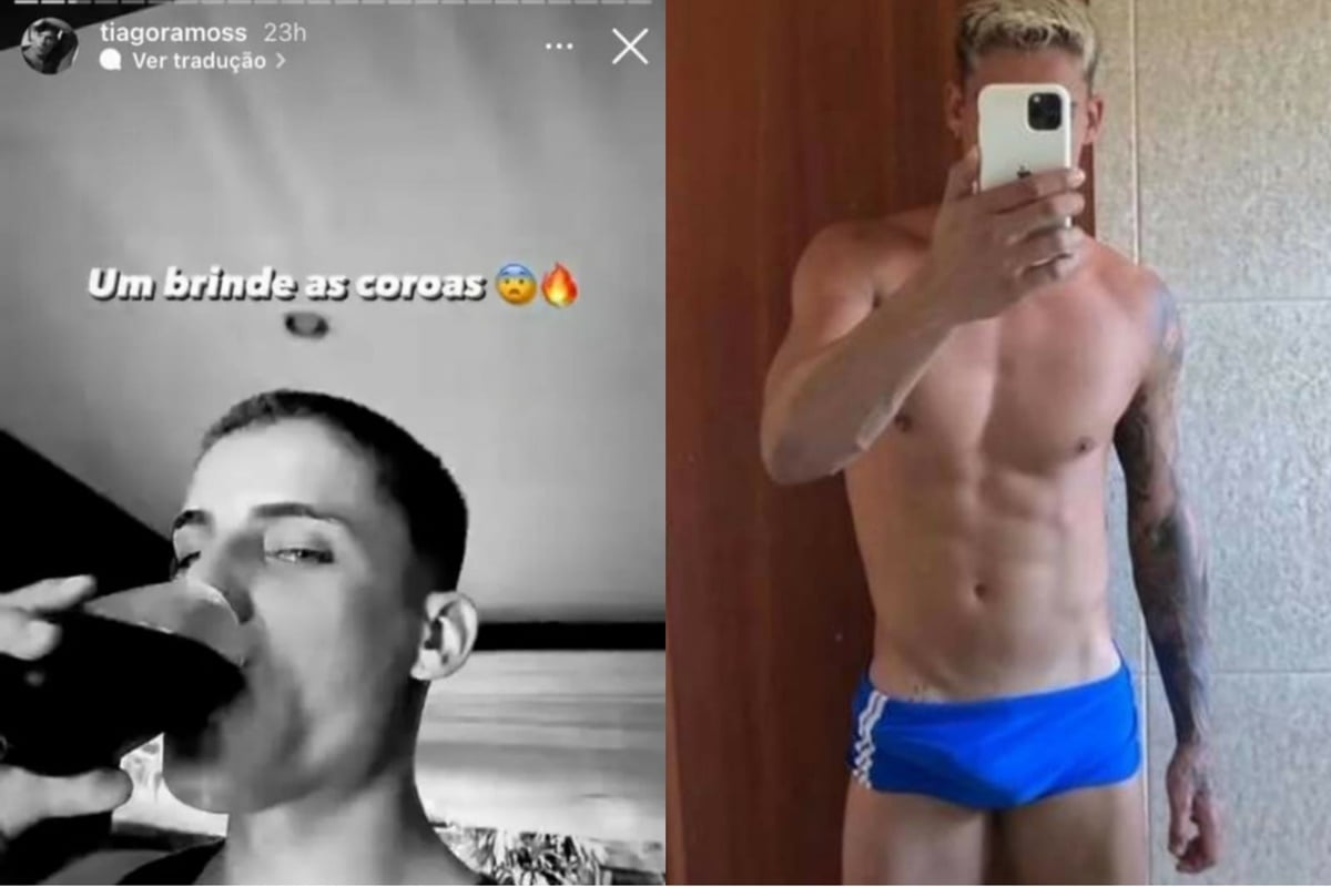Tiago Ramos em seu Instagram anunciando seu OnlyFans 
