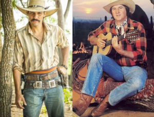 Sérgio Reis viveu Tibério em Pantanal antiga e agora Guito dá vida ao violeiro no remake da Globo (Foto: Reprodução / Internet / Montagem TV Foco)