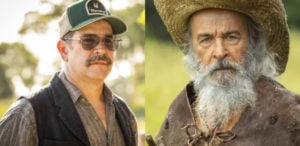 O Velho do Rio (Osmar Prado) fará profecia pavorosa sobre destino de vilão da novela Pantanal (Foto: Reprodução / Globo)