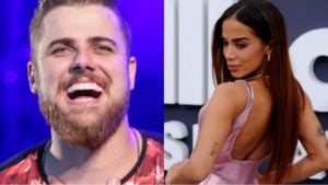 Zé Neto ataca Anitta novamente, sóque agora nas redes sociais (Montagem/ Reprodução)