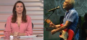 Ana Paula Araújo homenageou Gilberto Gil no Bom Dia Brasil da Globo- Foto: Montagem/TV Foco