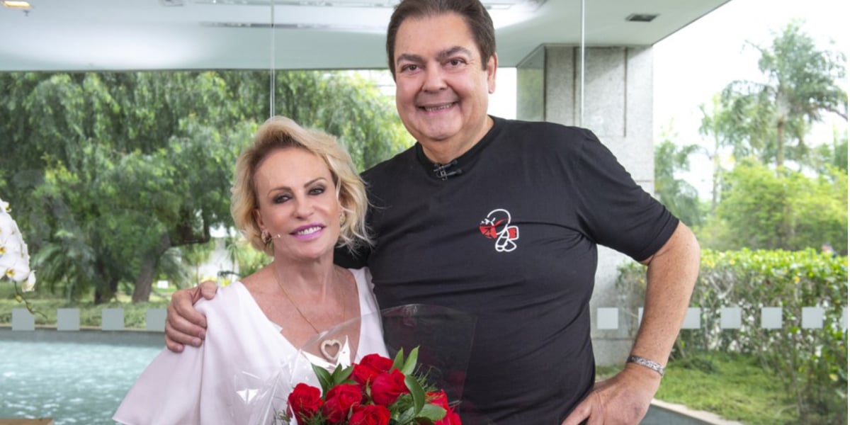 Ana Maria Braga e Faustão (Foto: Divulgação/TV Globo)