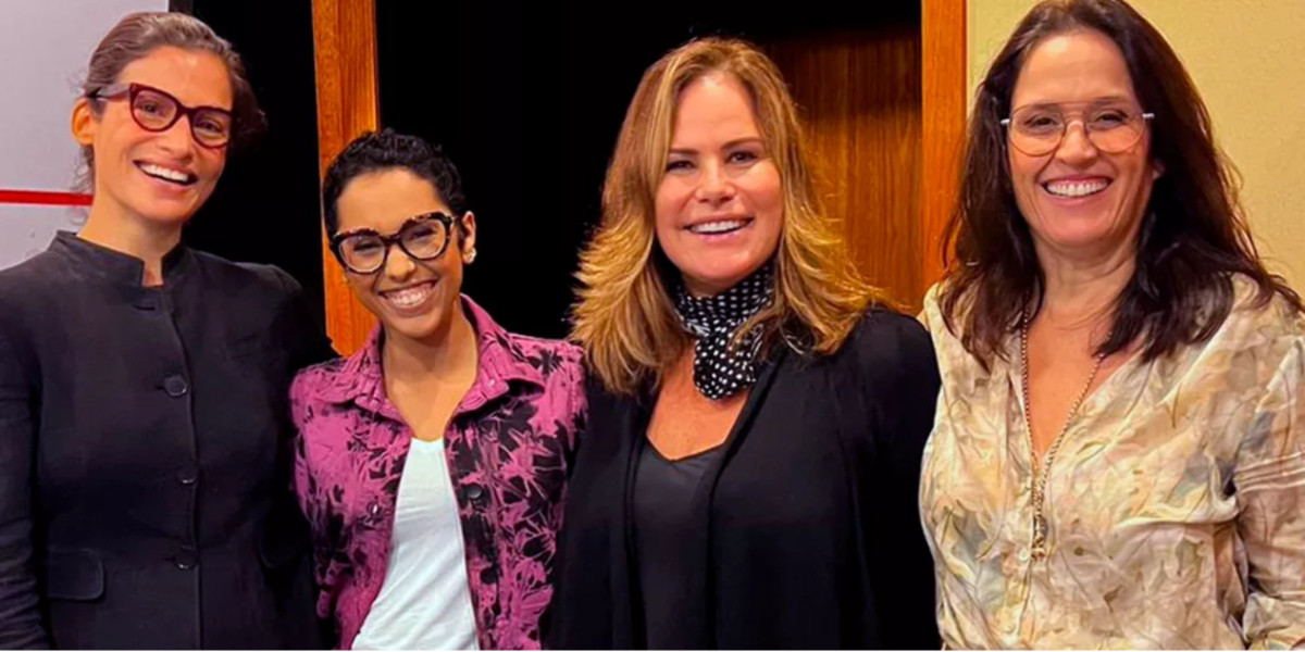 Renata Vasconcellos, Lilian Ribeiro, Renata Ceribelli e Ana Luiza Guimarães (Foto: Reprodução/Fantástico)
