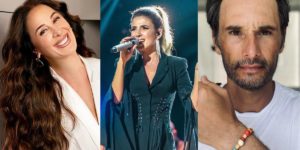 Cláudia Raia, Paula Fernandes e Rodrigo Santoro (Reprodução)