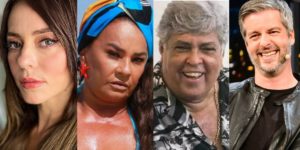 Paolla Oliveira, Solange Couto, Sidney Magal e Victor Chaves (Reprodução)