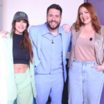 Ariana Nutt, Maurício Meirelles e Lary Bottino (Foto: Divulgação/RedeTV!)