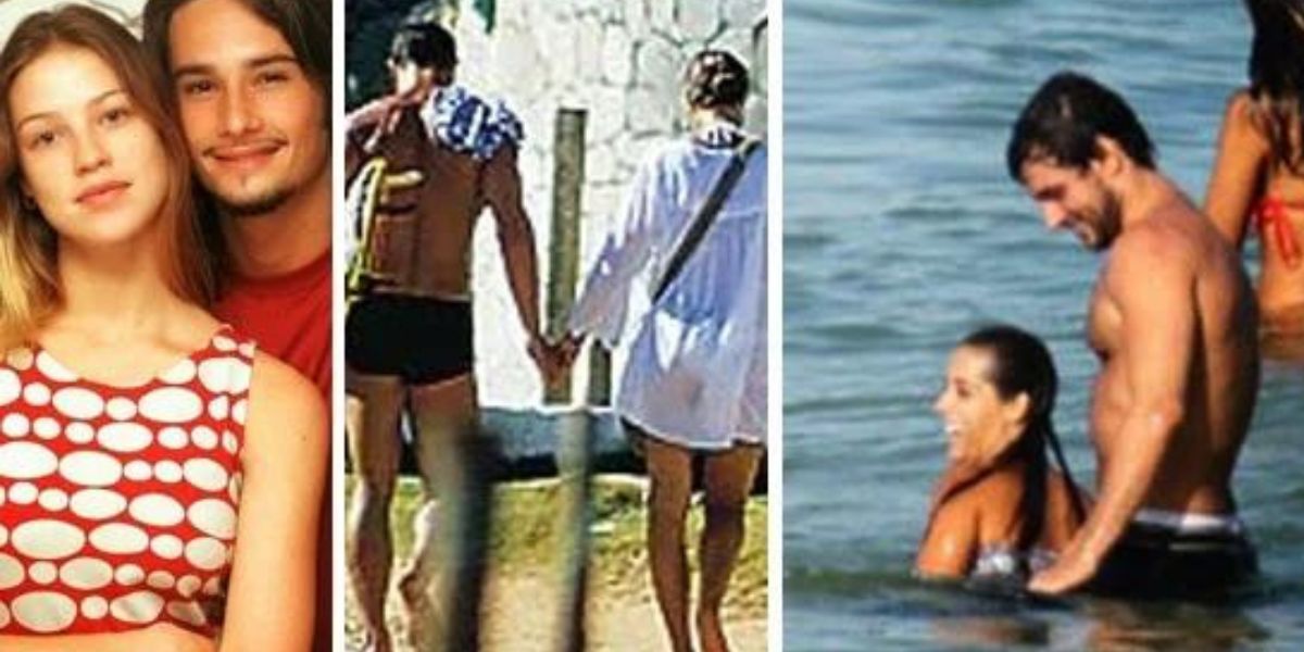Rodrigo Santoro e Luana Pivoani na época em que namoravam (Reprodução) 