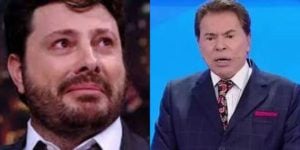 Silvio Santos faz Danilo Gentili chorar no SBT (Reprodução)