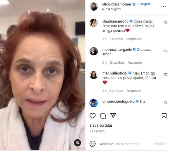 Drica Moraes se revolta com golpe aplicado em seu nome (Foto: Reprodução)