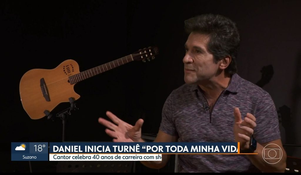 Daniel abriu o jogo sobre as 4 décadas de carreira em entrevista a Globo- Foto: Reprodução Daniel abriu o jogo sobre as 4 décadas de carreira em entrevista a Globo- Foto: Reprodução