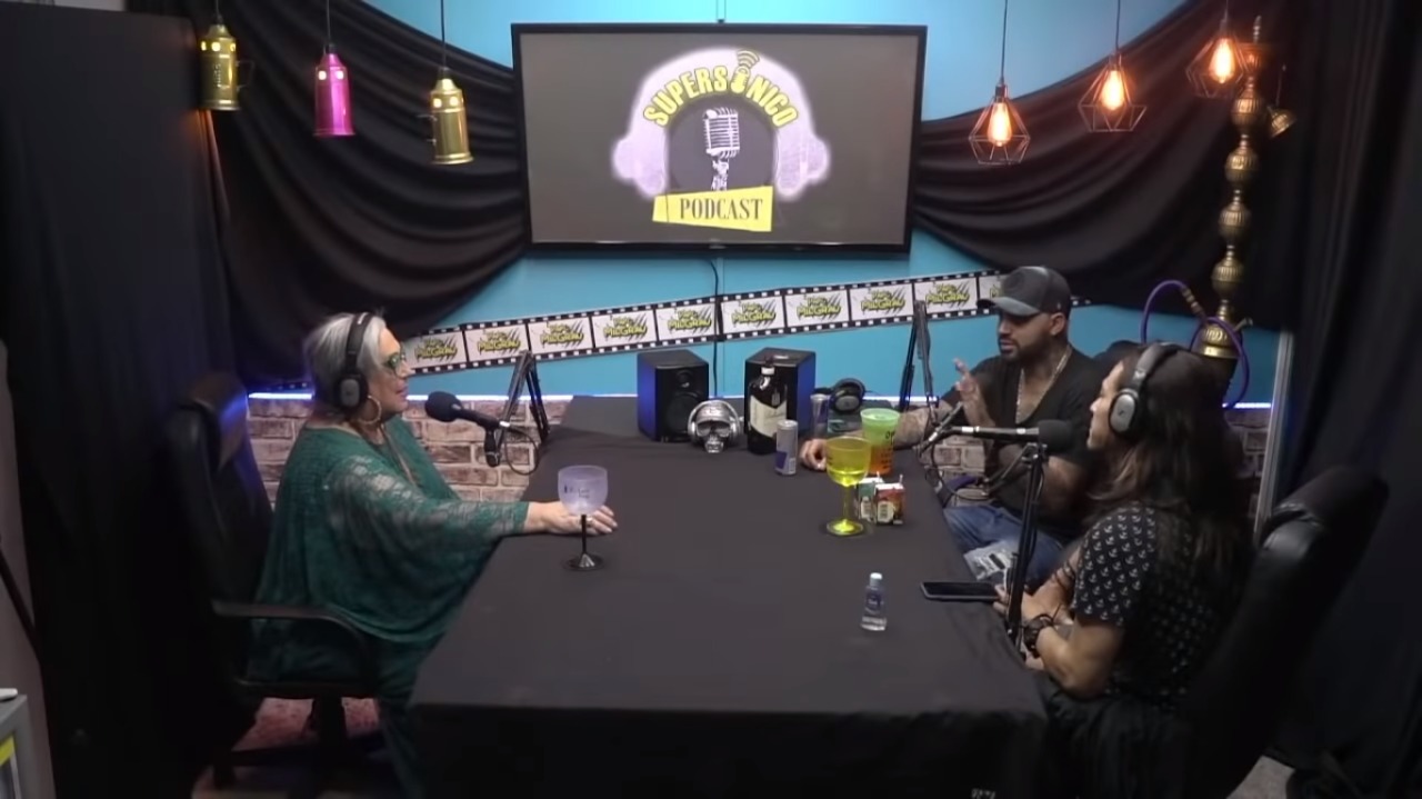 Mamma Bruschetta no Supersônico Cast (Foto: Reprodução/YouTube)