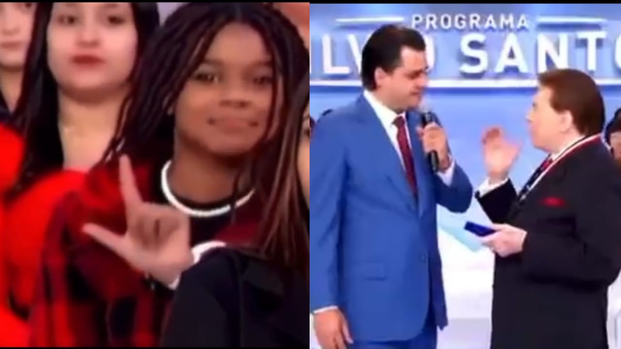 Moça da plateia de Silvio Santos afronta o deputado federal Frederico D'Ávila (Foto: Reprodução/Montagem) Moça da plateia de Silvio Santos afronta o deputado federal Frederico D'Ávila (Foto: Reprodução/Montagem)