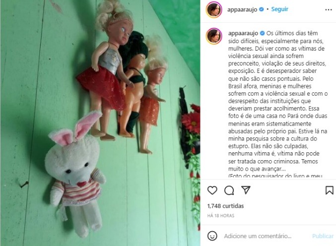 Post de Ana Paula Araújo (Foto: Reprodução/Instagram)
