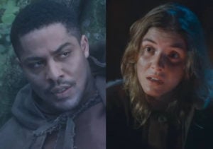 Bento (Matheus Dias) dará um fora em Silvana (Thayla Luz) após beijo em Além da Ilusão, da Globo (Foto: Reprodução / Globo)