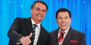 Silvio Santos e o presidente Jair Bolsonaro (Foto: Reprodução)