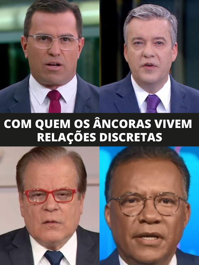 Bocardi, Kovalick, Chico e Heraldo vivem relações discretas; veja