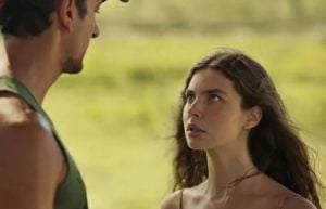 Juma (Alanis Guillen) em Pantanal; jovem vai se cansar do assédio do cunhado no folhetim (Foto: Reprodução / Globo)