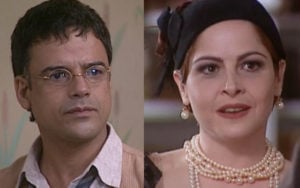 O Cravo e a Rosa: Sem escrúpulos, Marcela (Drica Moraes) arma o 'bote', faz Edmundo (Ângelo Antônio) ser incriminado por roubo (Foto: Reprodução / Globo)