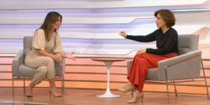 Mariana Gross e Miriam Leitão no Bom Dia Brasil (Foto: Reprodução/Globo)
