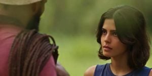 Guta vai dizer poucas e boas para o peão na novela Pantanal (Foto: Reprodução/Globo)