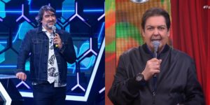 Zeca Camargo e Faustão não são próximos (Foto: Reprodução/Band)