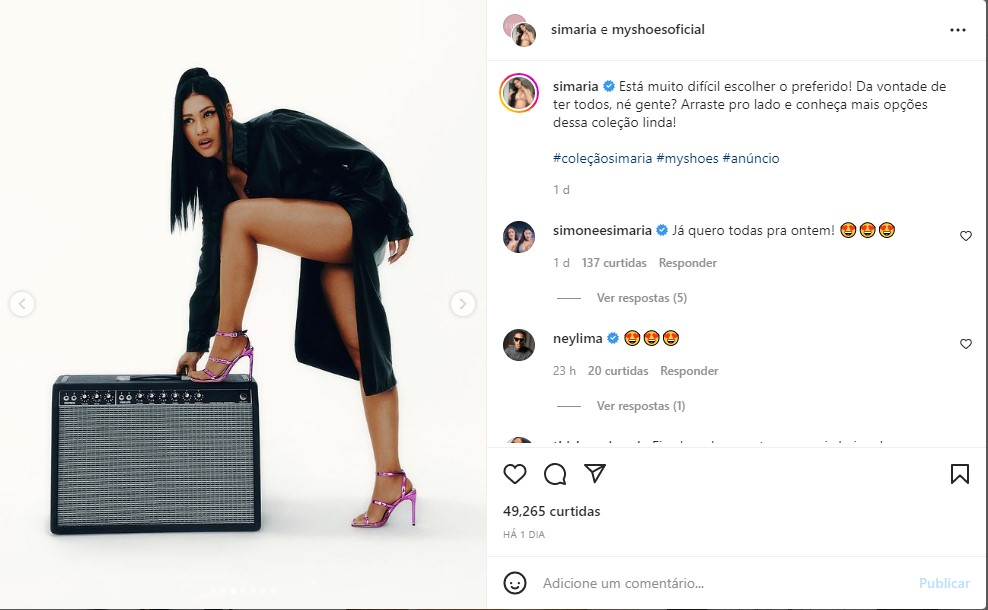 Simaria sensualiza em foto ousada - Foto: Reprodução