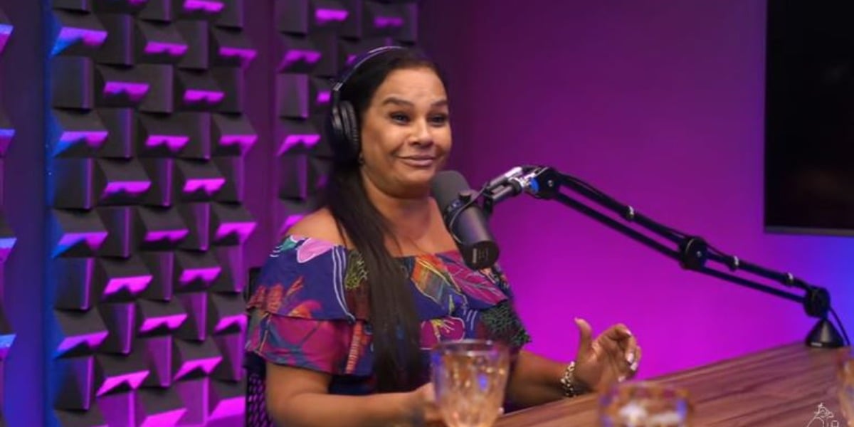 Solange Couto expõe relação com Sidney Magal no podcast "Papagaio Falante" (Foto: Reprodução/YouTube)