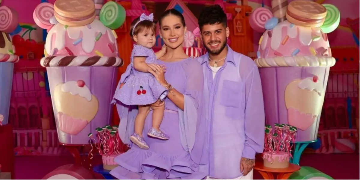 Zé Felipe, Virgínia Fonseca e a filha, Maria Alice - Foto: Reprodução