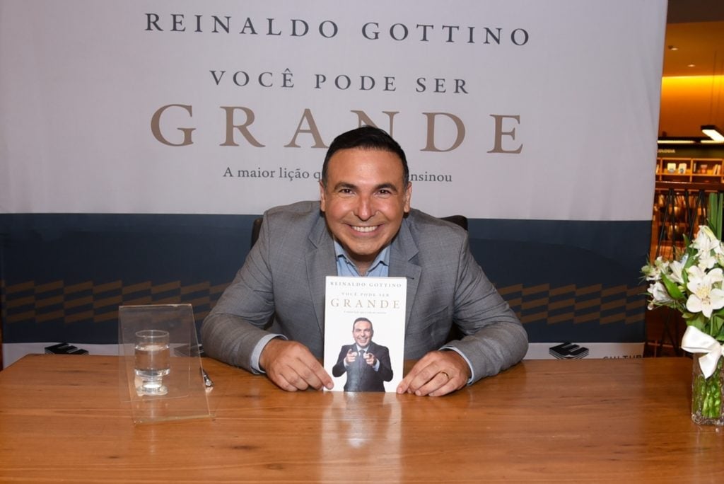 Reinaldo Gottino lançou o livro 'Você Pode Ser Grande' - Foto: 