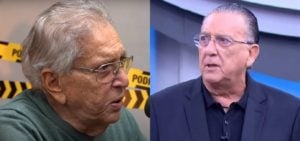 Carlos Alberto de Nóbrega e Galvão Bueno- Foto: Montagem/TV Foco