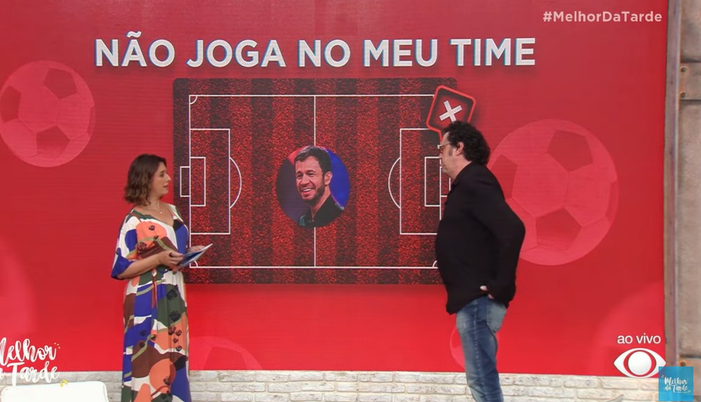 Casagrande afirmou que não tem um bom relacionamento com Tiago Leifert Casagrande afirmou que não tem um bom relacionamento com Tiago Leifert