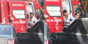 Cauã Reymond sofreu acidente de carro no Rio (Foto: Dilson Silva/AgNews)