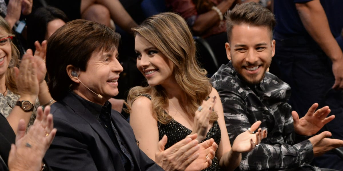 Xororó, Sandy e Junior (Foto: Zé Paulo Cardeal/TV Globo)